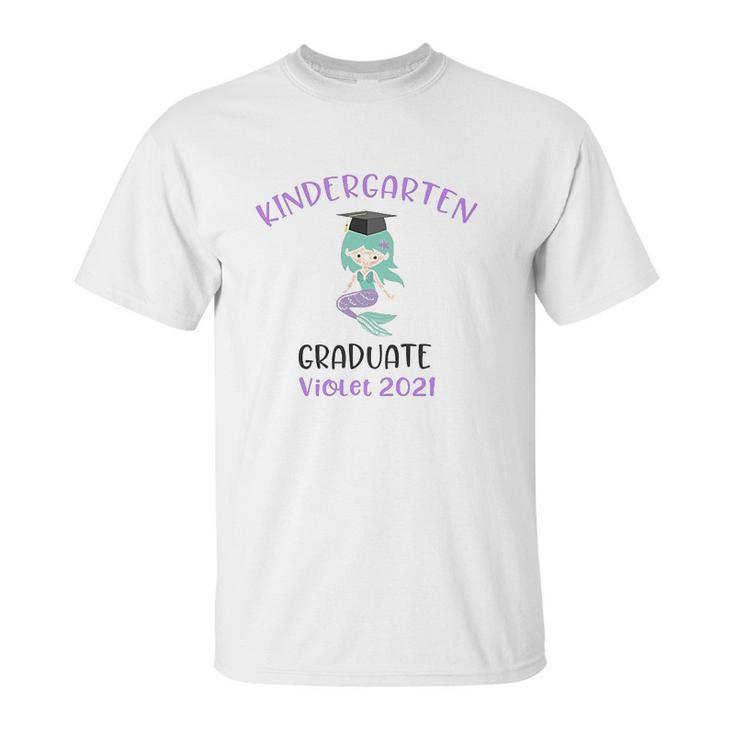 Mermaid Kindergarten Graduation 2021 Graduation Gift For Kindergarten Unisex T-Shirt