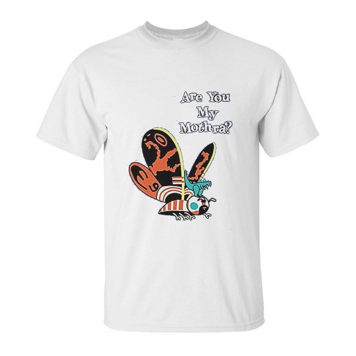 Are You My Mothra Funny Parody Kaiju Heather Royal Blue L Graphic Unisex T-Shirt