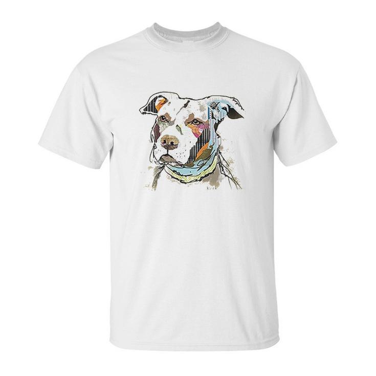 The Mountain Pet Pitbull Cotton Paper Pitbull Unisex T-Shirt