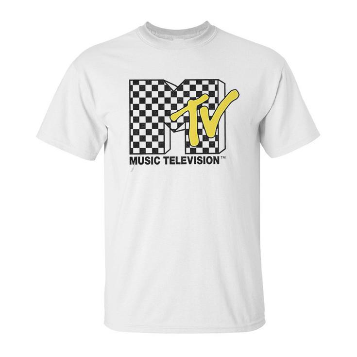 Mtv With Checkerboard Unisex T-Shirt