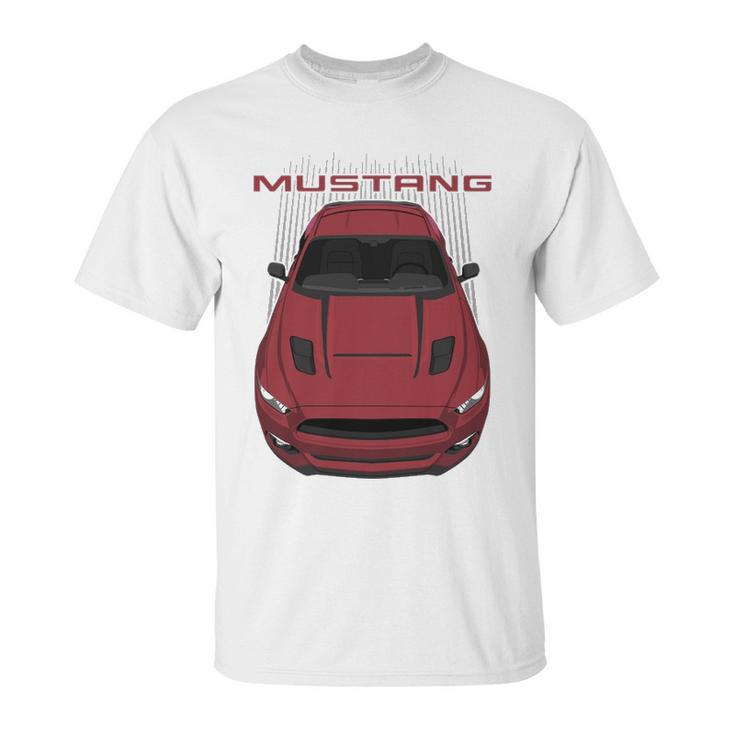 Mustang Gt Cs 2016 2017 Ruby Red Unisex T-Shirt