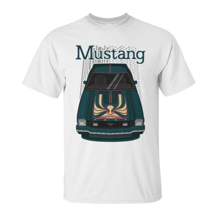 Mustang King Cobra 1978   Aqua Metallic Unisex T-Shirt