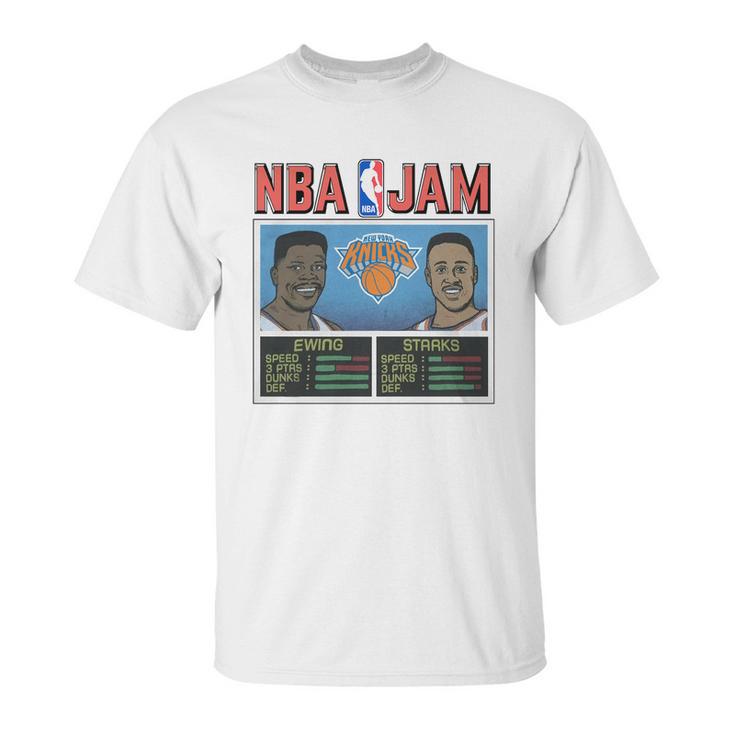 Nba-Jam-New-York-Knicks---Royal-Blue-Xl Unisex T-Shirt