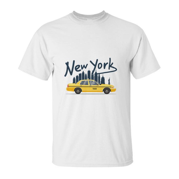 Nyc New York Yellow Cab Taxi Gift Souvenir Unisex T-Shirt