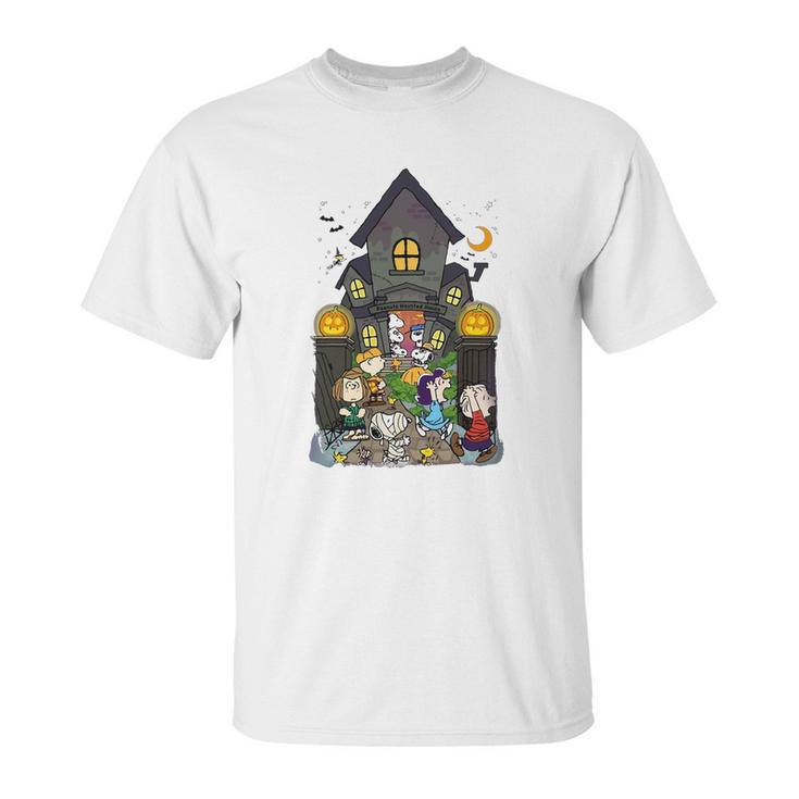 Peanuts - At Halloween Night Unisex T-Shirt