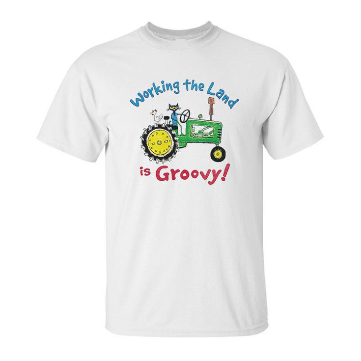 Pete The Cat Working The Land Unisex T-Shirt