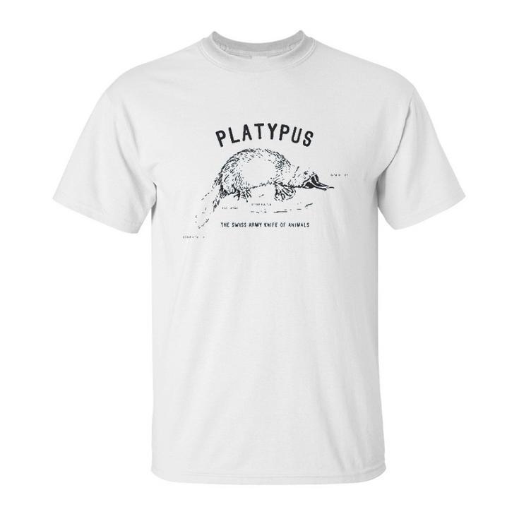 Platypus Swiss Army Of Animals Unisex T-Shirt