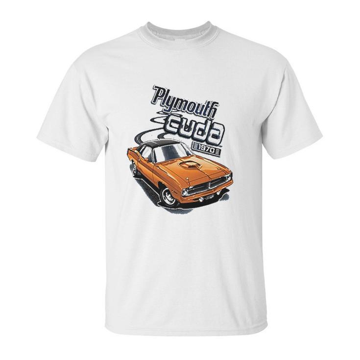 Plymouth Cuda 1970 Vintage Classic American Made Unisex T-Shirt