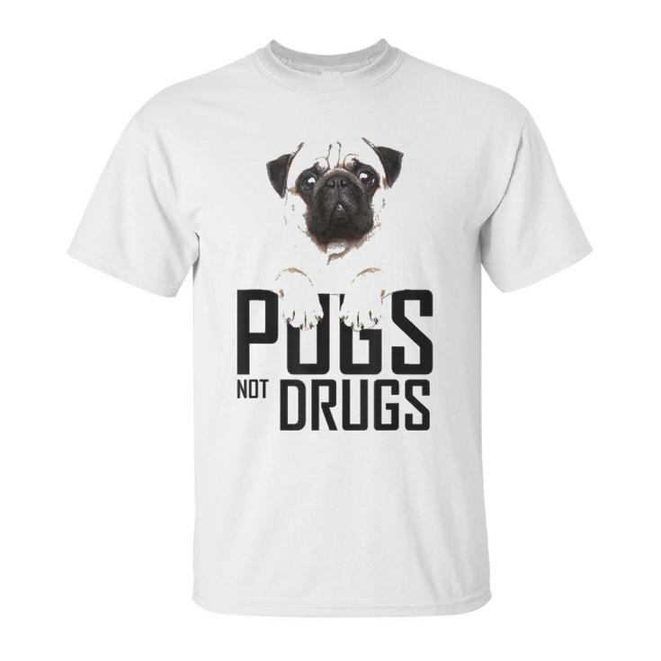 Pugs Not Drugs Awareness Unisex T-Shirt