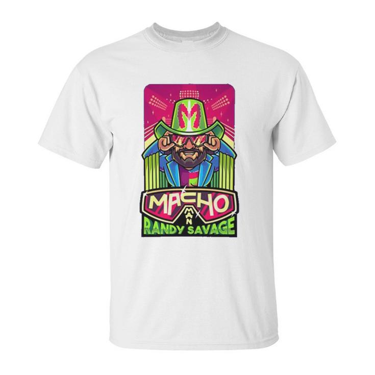 Randy Macho Man Savage Cartoon Wrestling Unisex T-Shirt