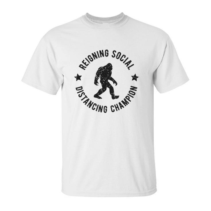 Reigning Social Distancing Champion Unisex T-Shirt