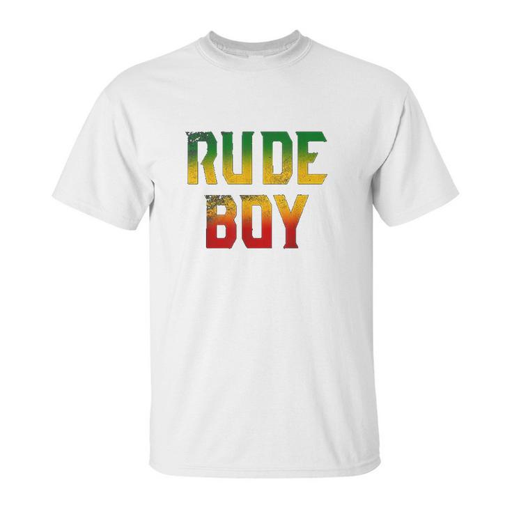 Rude Boy Rasta Reggae Roots Gifts Clothing Jamaica Unisex T-Shirt