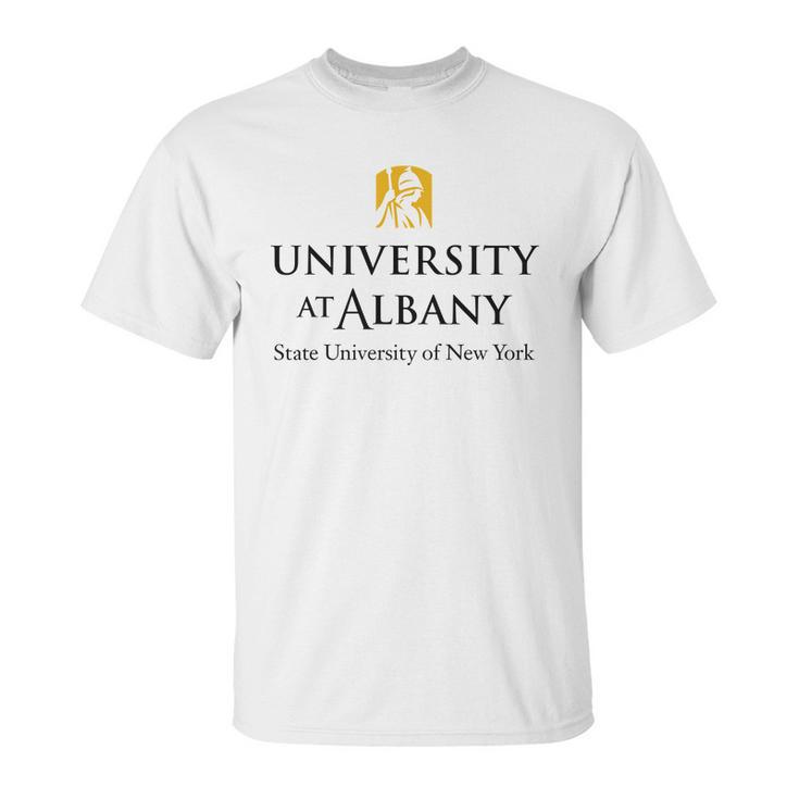 Simple Logo State University Of New York Albany Unisex T-Shirt