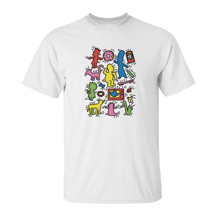 Simpsons X Keith Haring Unisex T-Shirt