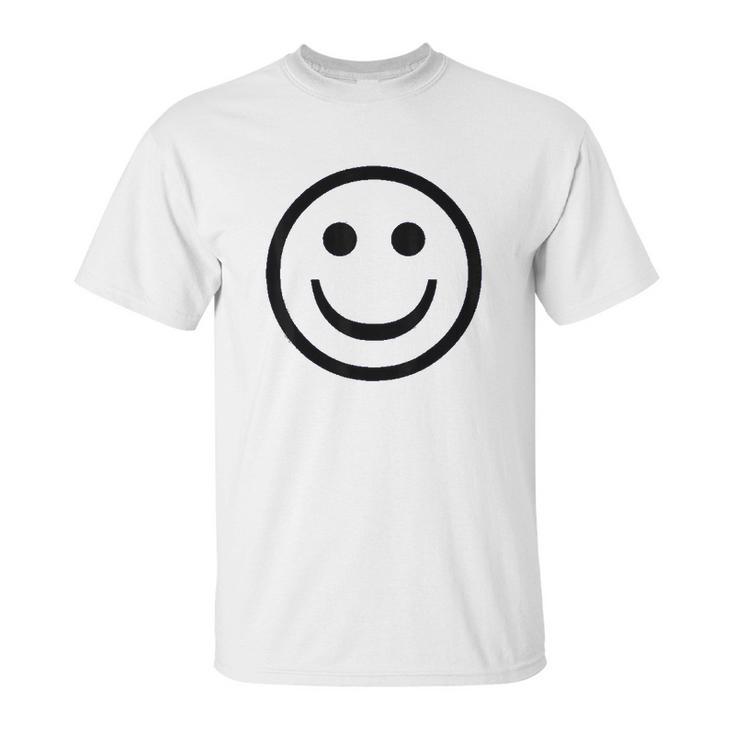 Smiley Face Cute Positive Happy Smile Face Unisex T-Shirt