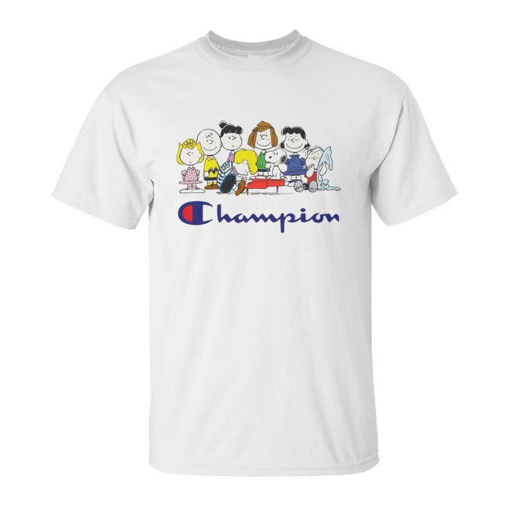 Snoopy And Friends Champion Peanuts Unisex T-Shirt