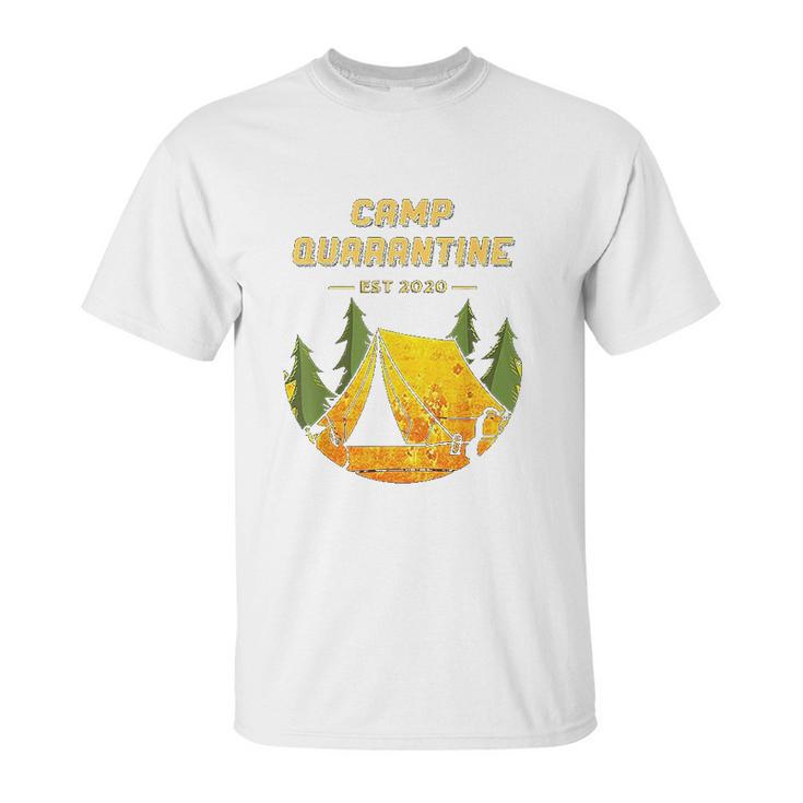 Social Distancing Funny Camping Unisex T-Shirt