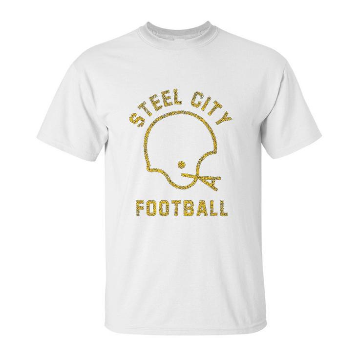 The Steel City Vintage Pittsburgh Football Unisex T-Shirt