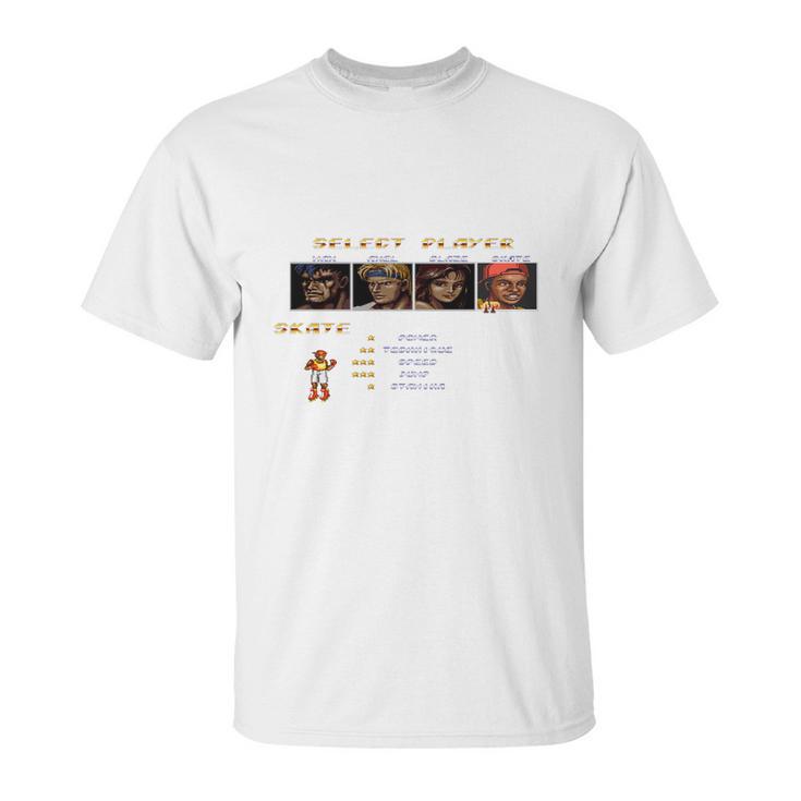 Streets Of Rage 2 Â€“ Select Skate Shirt Unisex T-Shirt