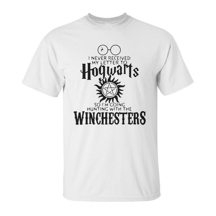 Supernatural I Never Received My Letter To Hogwarts So I’M Hunting With Winchesters Shirt Unisex T-Shirt