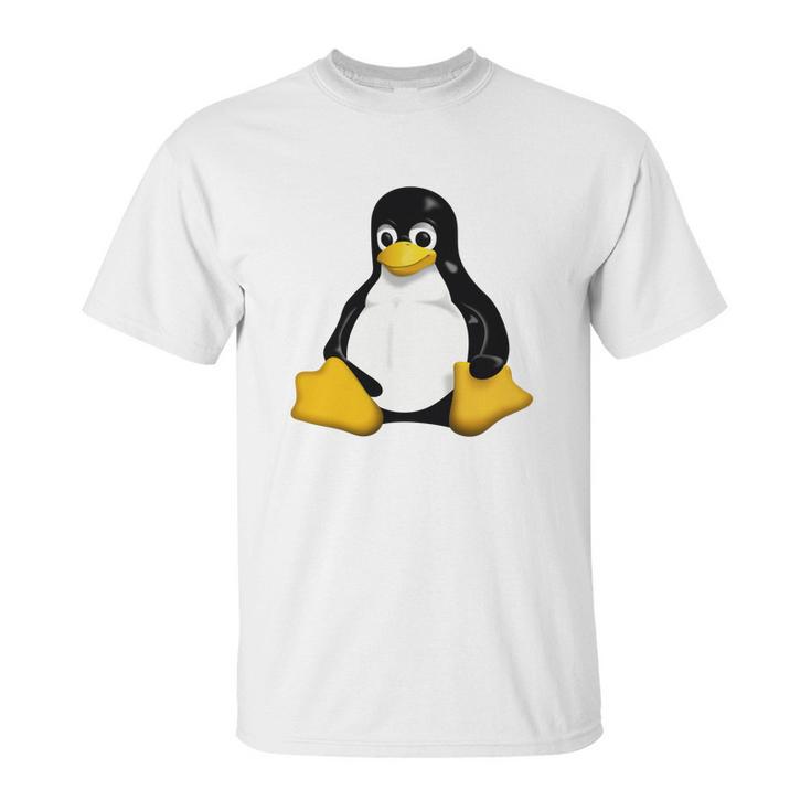 Tux Penguin Linux Official Mascot Logo Icon T-Shirt Unisex T-Shirt