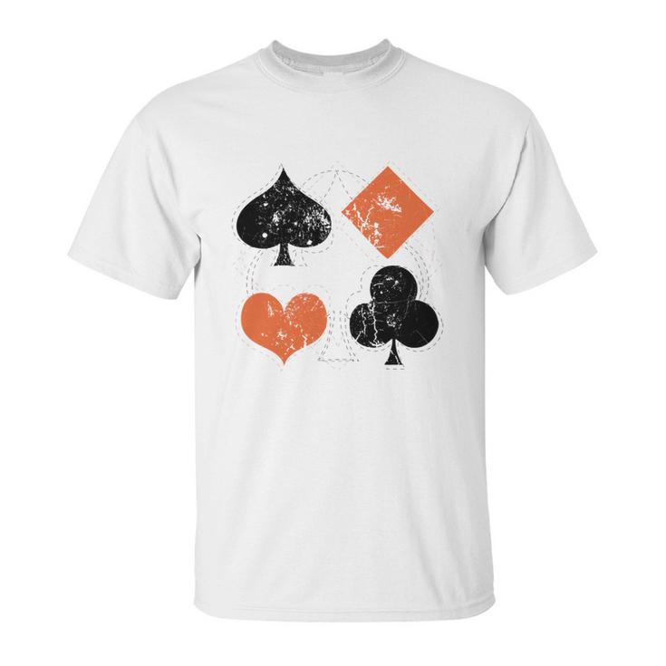 Vintage Poker Playing Cards Unisex T-Shirt