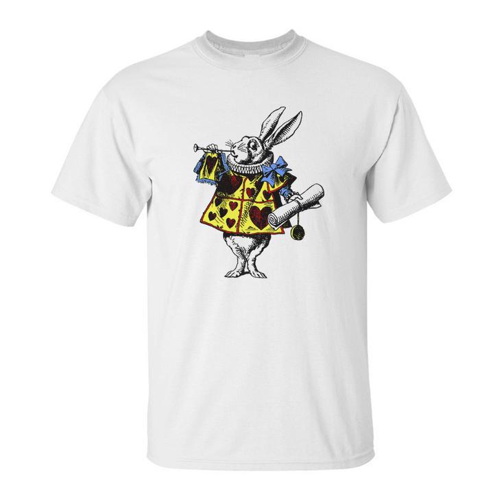 White Rabbit Alice In Wonderland Unisex T-Shirt