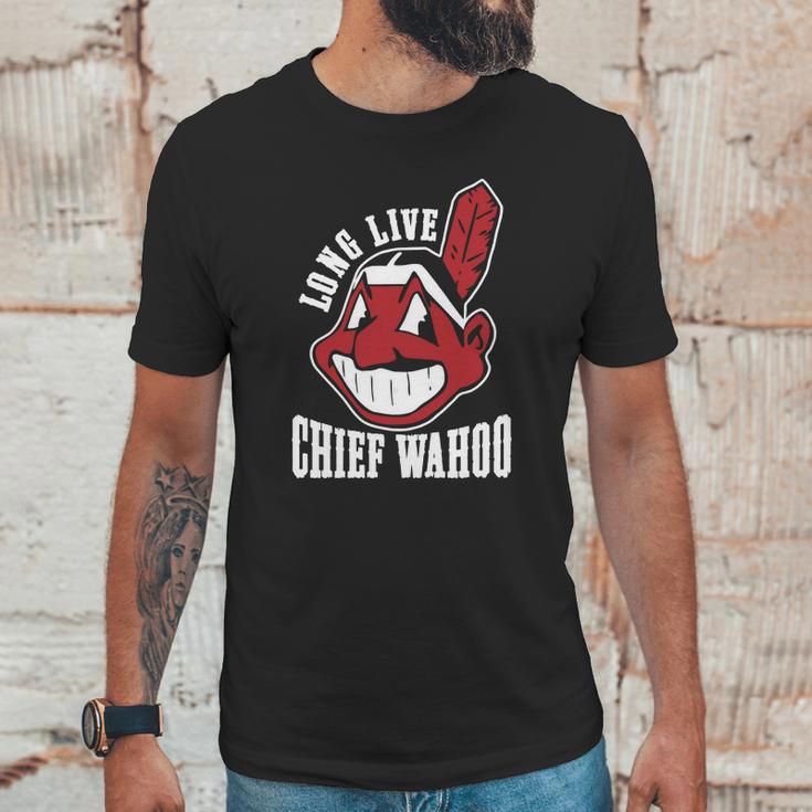 1230270470 Chief Wahoo Long Live Unisex T-Shirt Gifts for Him