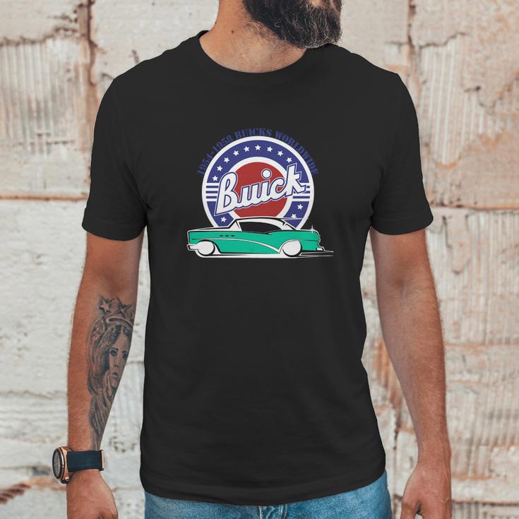 1954 Buick Turquoise White Unisex T-Shirt Gifts for Him