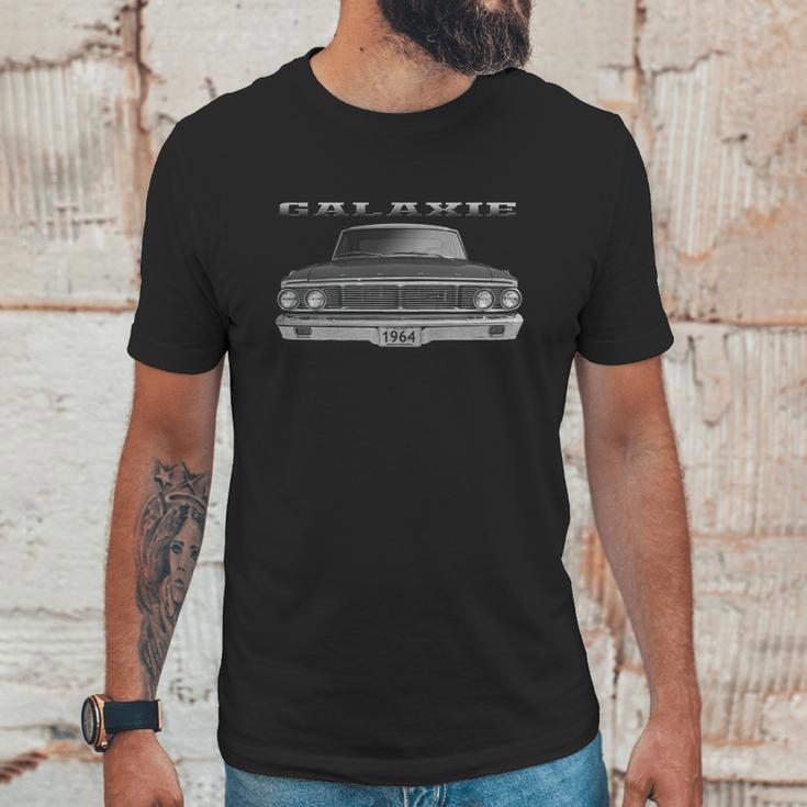 1964 Ford Galaxie Front Black Unisex T-Shirt Gifts for Him