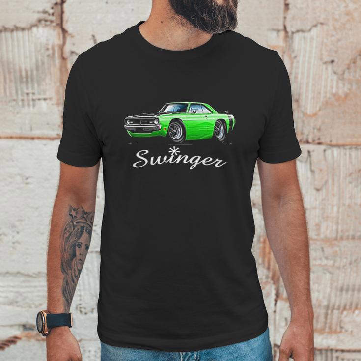 1970 1971 Dodge Swinger Full Color Design Unisex T-Shirt Gifts for Him