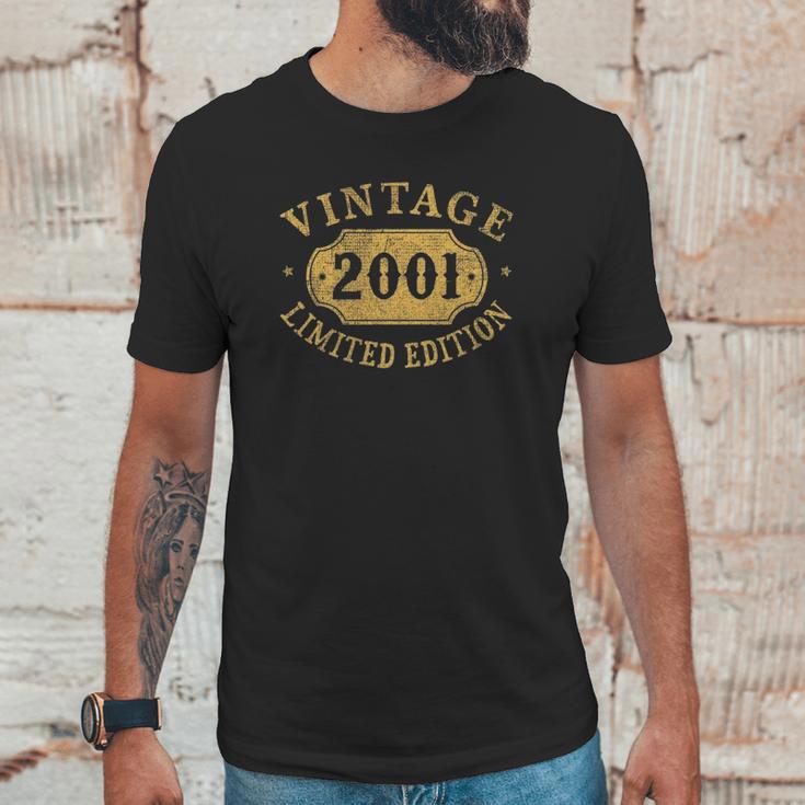 2001 19 Years Old 19Th Limited Birthday Anniversary Gift Unisex T-Shirt Gifts for Him