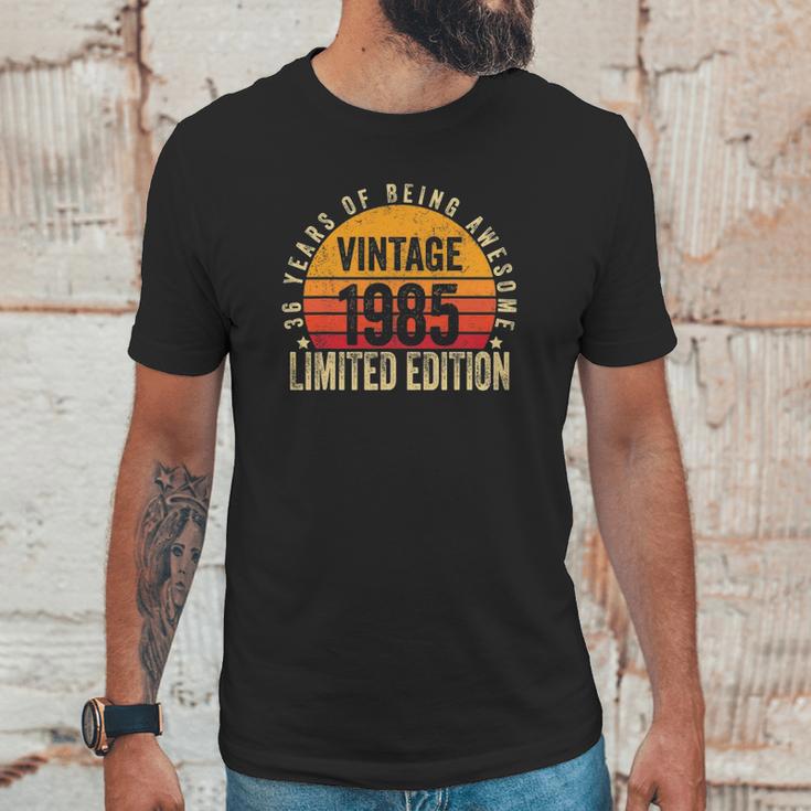 36 Years Old Gifts Vintage 1985 Limited Edition 36Th Birthday Unisex T-Shirt Gifts for Him