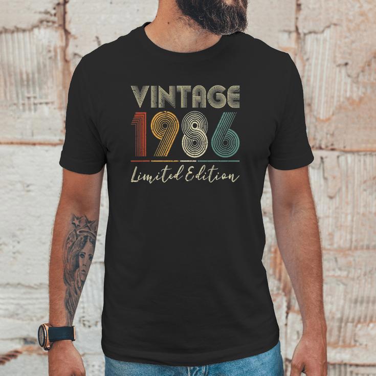 36 Years Old Gifts Vintage 1986 Limited Edition 36Th Birthday Unisex T-Shirt Gifts for Him