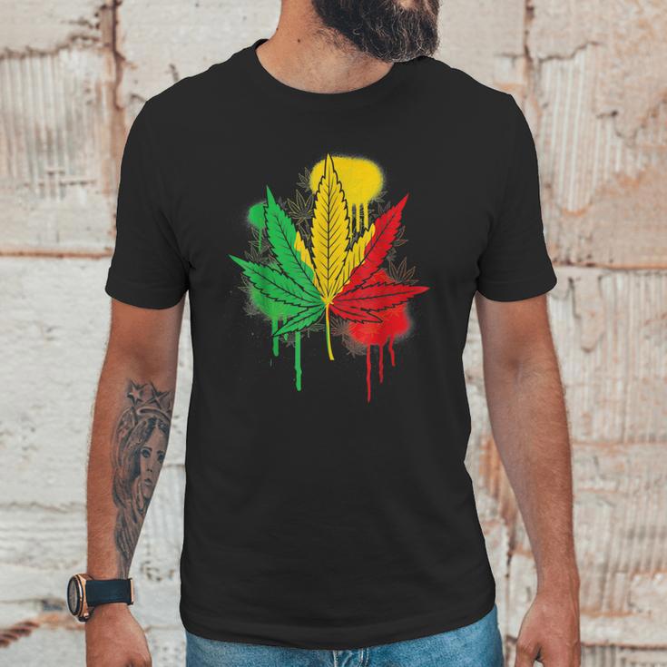 420 Day Marijuana Weed Cannabis Leaf Unisex T-Shirt Gifts for Him