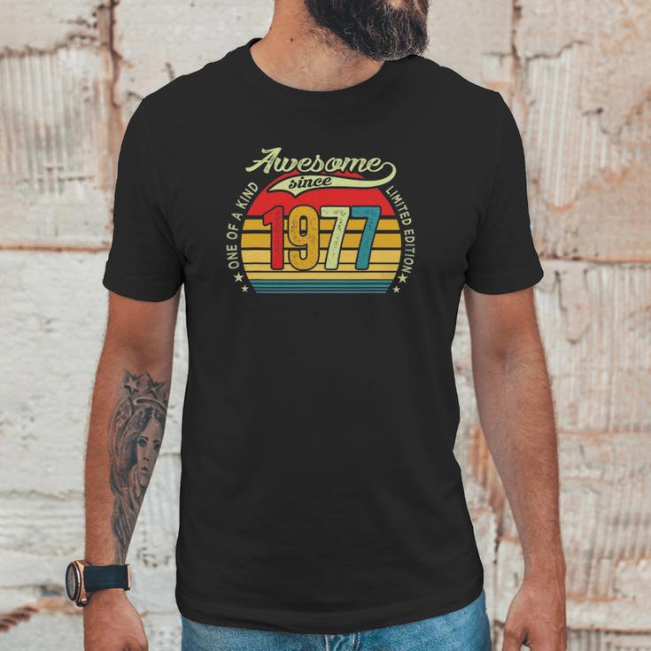 44 Years Old Gifts 44Th Birthday Men Awesome Since 1977 Ver2 Unisex T-Shirt Gifts for Him