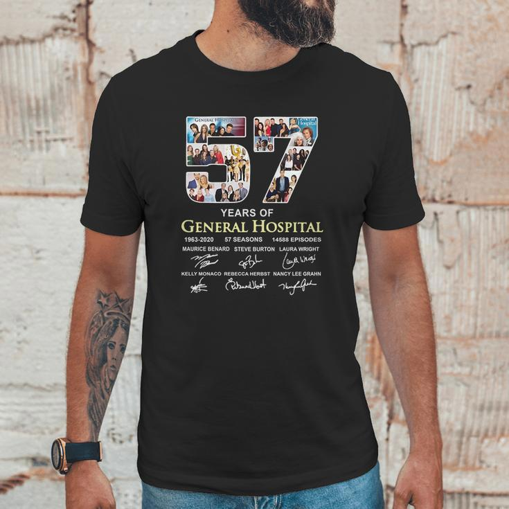 57 Years Of General Hospital 1963 2020 57 Seasons All Characters Signatures Shirtn Unisex T-Shirt Gifts for Him