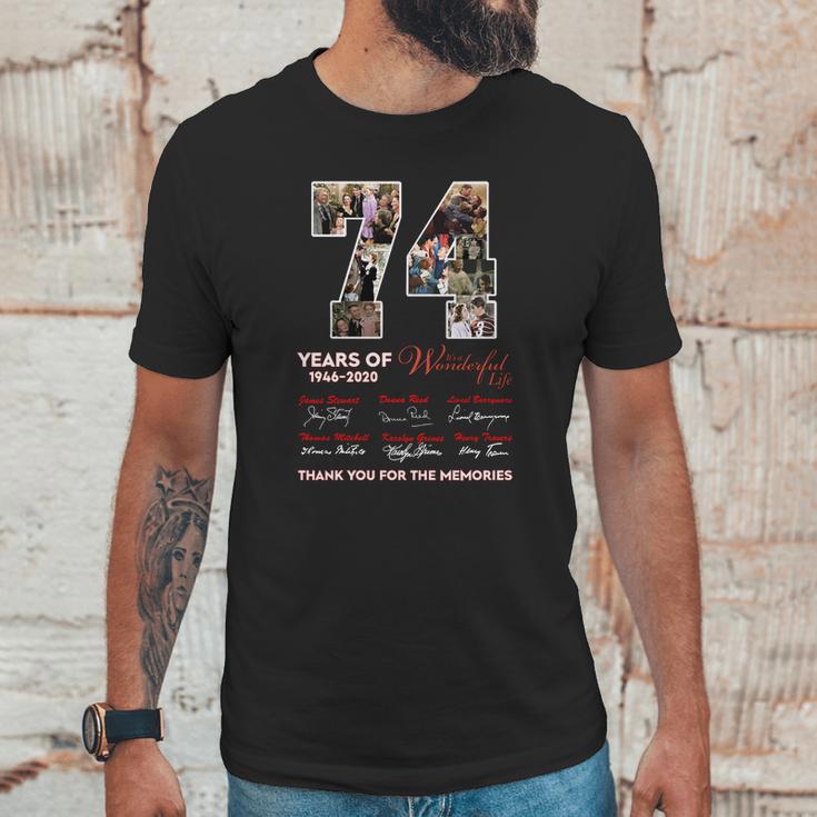 74Th Years Of It’S A Wonderful Life 1946-2020 Signatures Shirt Unisex T-Shirt Gifts for Him