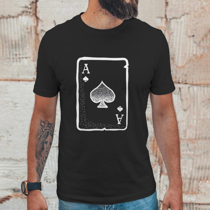 Ace Of Spades Poker Playing Card Halloween Costume Unisex T-Shirt Gifts for Him