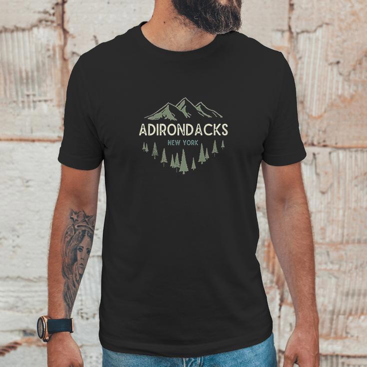 Adirondack Mountains Adirondacks New York Vintage Retro Unisex T-Shirt Gifts for Him