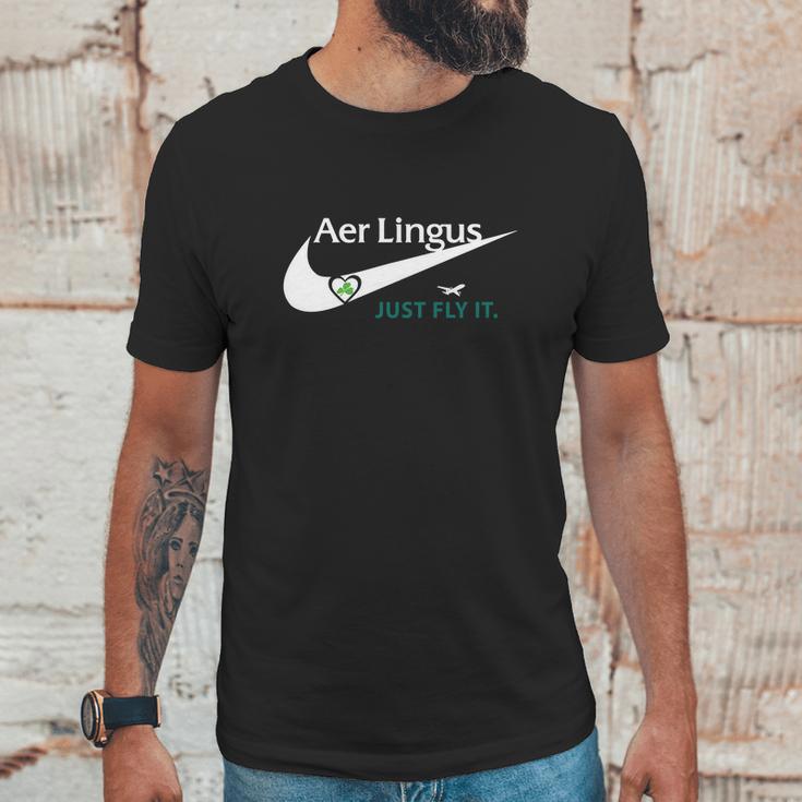 Aer Lingus Fly Unisex T-Shirt Gifts for Him