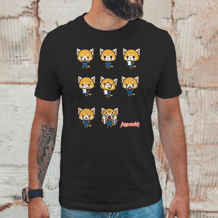 Aggretsuko Current Mood Frontside Unisex T-Shirt Gifts for Him