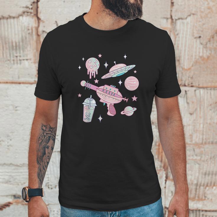 Alien Babe Pastel Goth Kawaii Unisex T-Shirt Gifts for Him