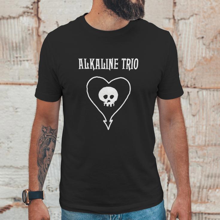 Alkaline Trio Mens Classic Heartskull Unisex T-Shirt Gifts for Him