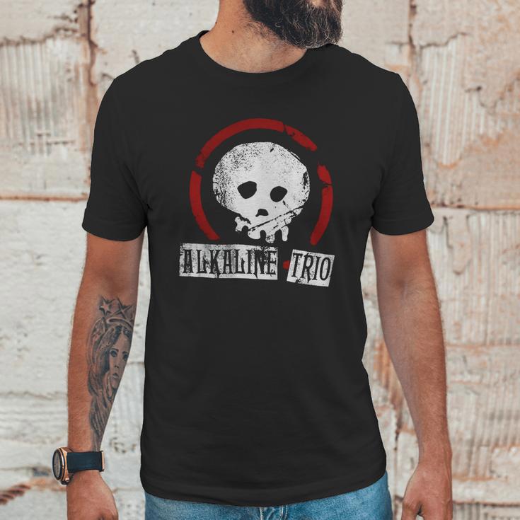 Alkaline Trio Cracked Skull T-Shirt Unisex T-Shirt Gifts for Him