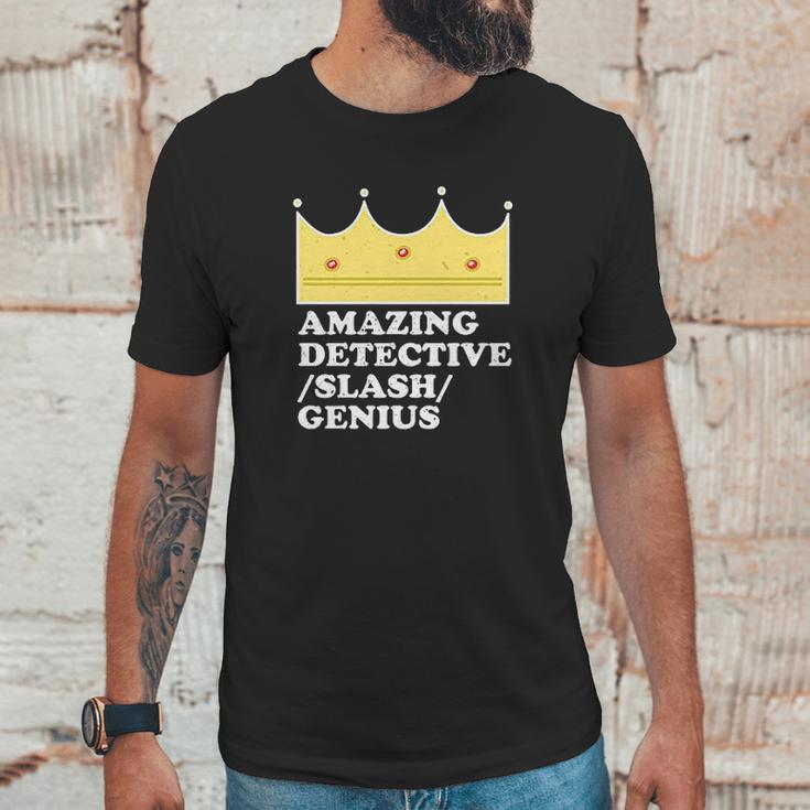 Amazing Detective Slash Genius Funny Graphic Unisex T-Shirt Gifts for Him