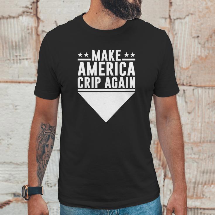 Make America Crip Again C Lims Day Snoop Dog Blue Unisex T-Shirt Gifts for Him