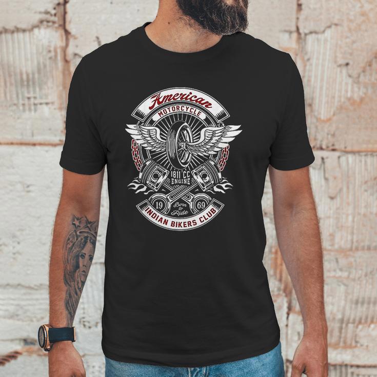 American Motorcycle Indian Bikers Club Motorcycle Biker Unisex T-Shirt Gifts for Him