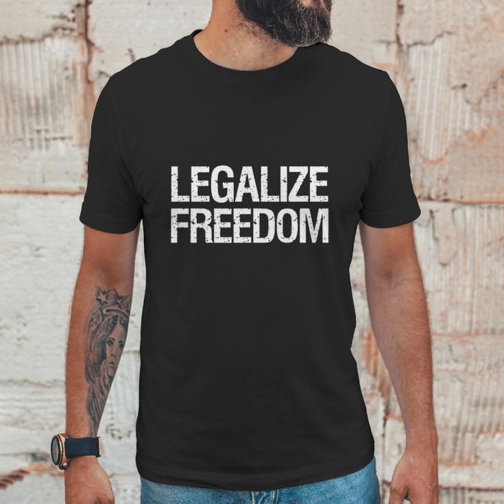 Anarcho Capitalism Libertarian Voluntarism Legalize Freedom T-Shirt Unisex T-Shirt Gifts for Him