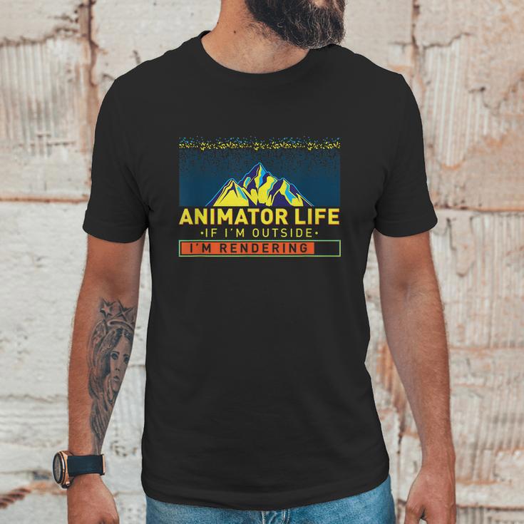 Animator Life Animation Visual Artist Rendering Graphic Art Unisex T-Shirt Gifts for Him